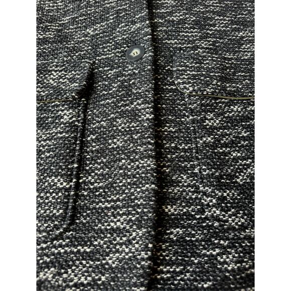 NWT Anthropologie Elevenses Black Motif Minka one button pockets Jacket medium - Picture 8 of 16